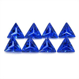 8 Ct Natural Blue Sapphire Trillion Cut 5x5 mm CERTIFIED Loose Gemstone