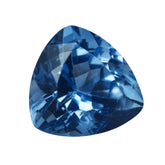 Glistening Sapphire Natural Certified 5.30 Carat Blue Sapphire Trillion Cut Loose Gemstone