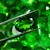 raw peridot