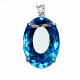 natural aquamarine pendant