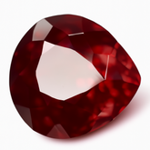 Pear Cut Bloody Red Ruby 8.65 Carat Natural CERTIFIED Ruby Rare Loose Gemstone
