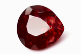 Pear Cut Bloody Red Ruby 8.65 Carat Natural CERTIFIED Ruby Rare Loose Gemstone