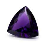 Glamourize Natural Amethyst 61.32 Carat Purple Color Amethyst Trillion Shape CERTIFIED Loose Gemstone | Amethyst Necklace | AAA+ Quality Gemstone | Best Offer