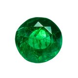 Dark Green Colombian Emerald Natural Round Cut CERTIFIED 6.52 Ct Loose Gemstone