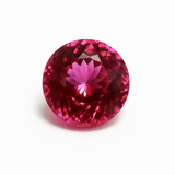 17.50 Ct CERTIFIED Natural Beautiful Pink Tourmaline Round Cut Loose Gemstone