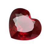 CERTIFIED Loose Gemstone Natural Heart Shape 9.70 Ct Red Ruby