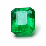 Muzo Colombian Emerald 10.15 Ct Natural Emerald Cut CERTIFIED Gemstone Loose