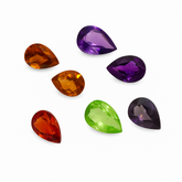 10.47 Ct Natural Mix Color Sapphire Lot CERTIFIED Loose Gemstone Pear Cut