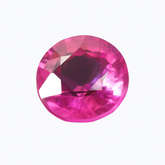 CERTIFIED 8.30 Carat Natural Pink Ruby Round Cut Perfect Loose Gemstone