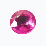 CERTIFIED 8.30 Carat Natural Pink Ruby Round Cut Perfect Loose Gemstone