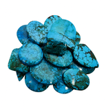 Natural turquoise gemstones – 200 ct mixed shape parcel