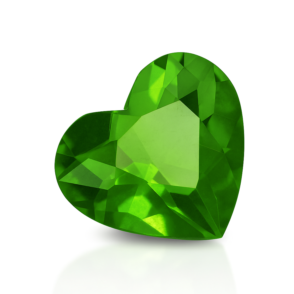 raw peridot