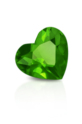 Natural Peridot Green HEART SHAPE 10.12 Ct CERTIFIED Loose Gemstones