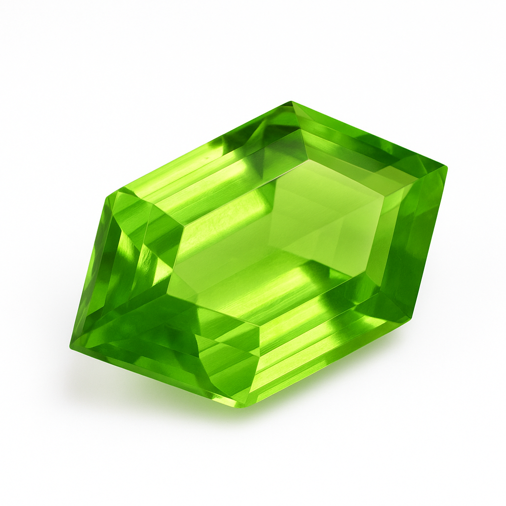 natural peridot ring