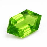 9.50 Ct Natural Rare GREEN Peridot CERTIFIED Fancy Cut Loose Gemstone Ring Size