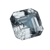 CERTIFIED 16.25 Carat Square Cut White Sapphire Ring Size Natural Loose Gemstone