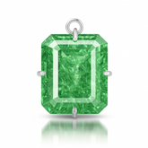 natural emerald pendant
