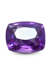 Stunning Natural Purple Tanzanite Gemstone Cushion Cut 9.45 Carat Certified Tanzanite Loose Gemstone