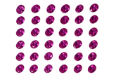 9x7 mm Gemstone Natural Pink Ruby 24 Pcs CERTIFIED Ring Size Oval Cut