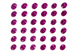9x7 mm Gemstone Natural Pink Ruby 24 Pcs CERTIFIED Ring Size Oval Cut