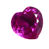 10.30 Ct Natural Loose Gemstone Pink Red Ruby Heart Cut CERTIFIED