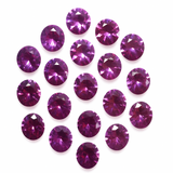 Natural Pink Ruby 12 Pcs CERTIFIED Round Cut Loose Gemstone 8x8 mmruby