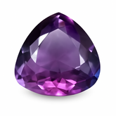 Best For Gift Purple Tanzanite 7.20 Ct Certified Purple Tanzanite Natural Trillion Gemstone Jeweler Making