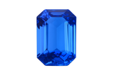 CERTIFIED 17.60 Ct Natural Blue Tanzanite Loose Gemstone Excellent Emerald Cut