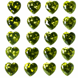 15 Pcs Natural Gemstone Precious Green Sapphire CERTIFIED Loose Heart 5 MM Lot