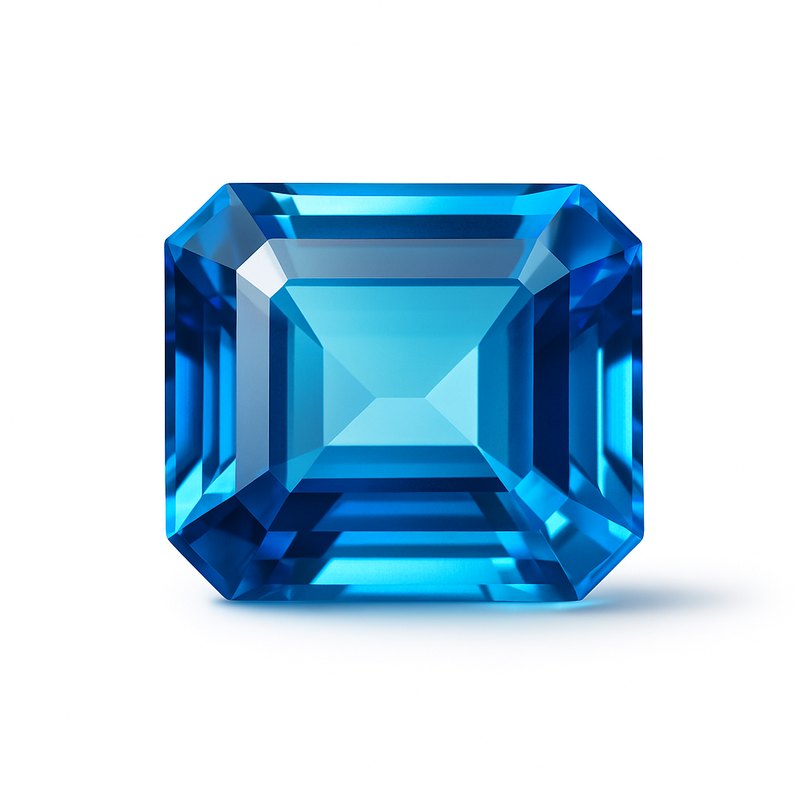 uncut aquamarine stone