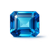 16 Ct CERTIFIED A++ Ocean Blue Aquamarine Loose Gemstone Natural Emerald Cut