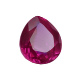 12.95 Carat Pear Cut Natural Pink Ruby Certified Loose Gemstone Brilliant Cut Ruby Gemstone
