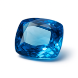 13 Ct Natural Cushion Shape Ocean Blue Aquamarine Certified Loose Gemstone A++