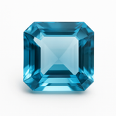 8 Ct Natural Square Blue Aquamarine Certified Heated Loose Gemstone