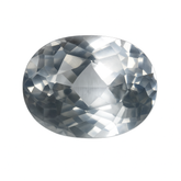 10.36 Ct Natural WHITE OVAL Cut Ring Size Sapphire Loose Gemstones CERTIFIED