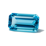 8.01 Ct Natural BLUE Aquamarine Ocean EMERALD Cut CERTIFIED Loose Gemstones