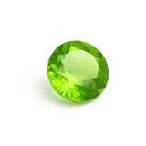 Natural 10.20 Carat Round Cut Green Peridot Certified Loose Gemstone Peridot From Afghanistan