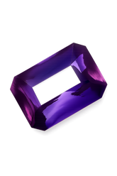 NATURAL Tanzanite Purple Rare Emerald Cut Ring Size 12.00 Ct CERTIFIED Gemstone