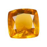 Best Certified Symbolism Sapphire Gem 7.45 Carat Square Cushion Cut Beautiful Yellow Sapphire Natural Loose Gemstone