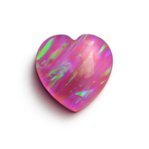Natural Heart Shape Doublet Opal 9.65 Ct CERTIFIED Pendant Size Loose Gemstone