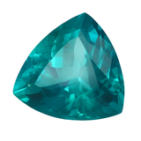 13.75 Carat Trillion Cut Bluish Green Sapphire Natural CERTIFIED Loose Gemstone