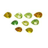 15.85 Ct Natural Mix Color Pear Cut Sapphire CERTIFIED Loose Gemstone Lot