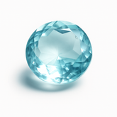 8.52 Ct NATURAL Aquamarine Round Shape Blue CERTIFIED Loose Gemstone Rare