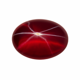 Stunning Natural RED Oval Shape 9.65 Ct Star Ruby Loose Gemstone CERTIFIED