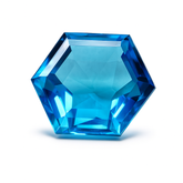 12 Ct Natural Fancy Shape Ocean Blue Aquamarine Certified Loose Gemstone A++