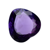 Natural Purple Tanzanite 8.35 Ct Perfect Heart Cut CERTIFIED Loose Gemstone