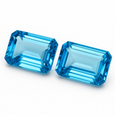 23 Ct Natural Emerald Ocean Blue Aquamarine A++ Certified Loose Gemstone