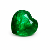 Natural Green Emerald Heart Cut 8.23 Carat CERTIFIED Colombian Loose Gemstone