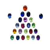 7x5 mm Size Oval Cut CERTIFIED Gemstone 16 Pcs Lot Natural Untreated Sapphire