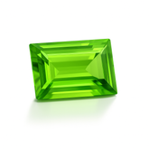 AAA+ CERTIFIED 8.85 Ct Natural Peridot Green Amazing Baguette Cut Loose Gemstone